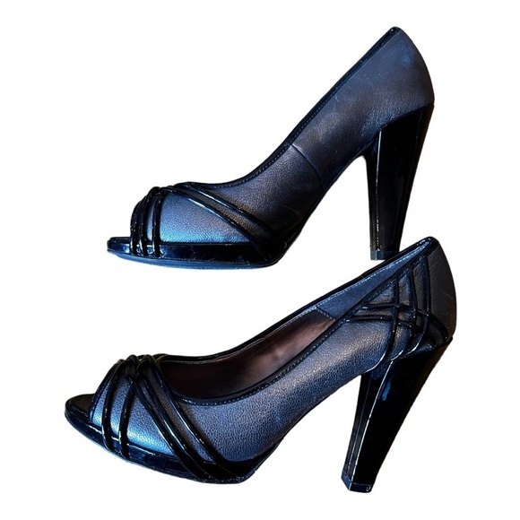 Isola Resia Smog Chocolate Open Toe Pump size 9 - Picture 7 of 14